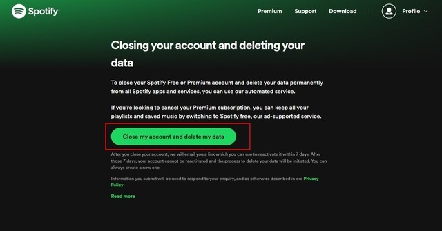 Spotify hesabı nasıl silinir? İşte adım adım Spotify hesabı silme&#8230; 3.Resim