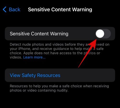 iOS 17 Hassas içerik nedir ve nasıl açılır 3.Resim