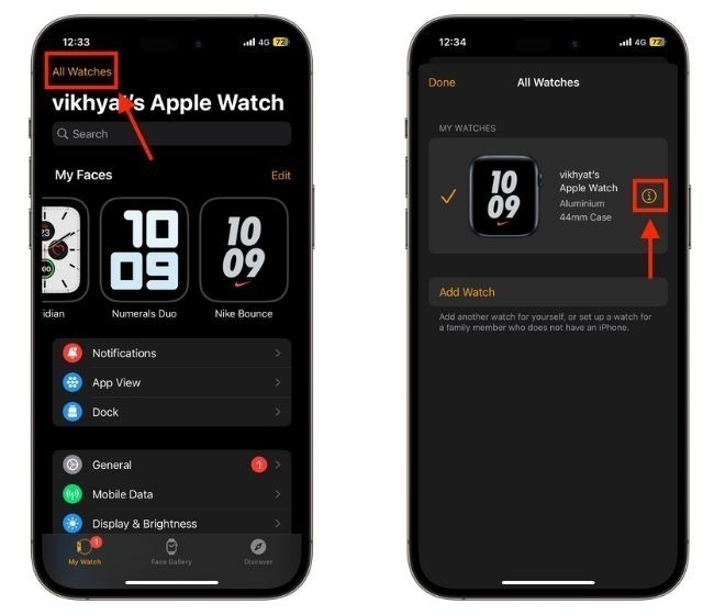 Apple Watch eşleştirilmesi nasıl kaldırılır? iPhone olsun veya olmasının eşleşme kaldırma 1.Resim