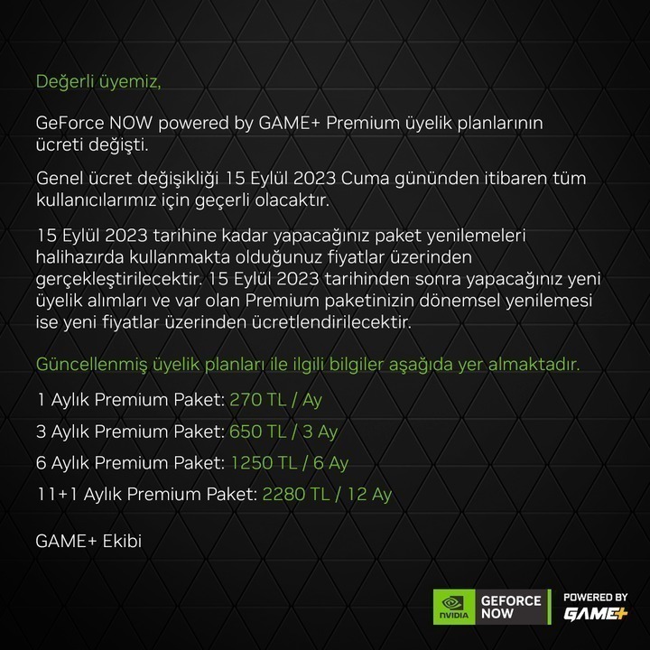 GeForce NOW fiyatlarına zam geldi: GeForce NOW fiyatı ne kadar oldu 1.Resim