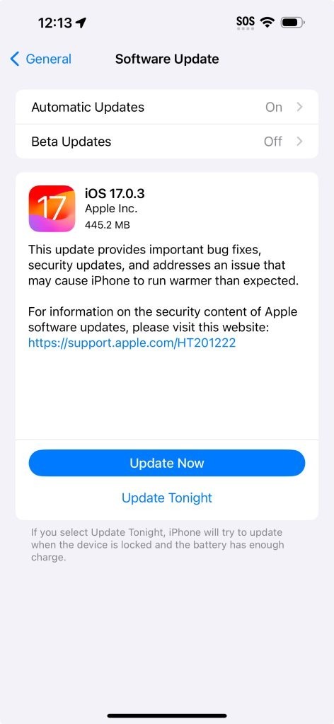 iOS 17.0.3 güncellemesi çıktı: iPhone 15&#8217;in ısınma sorunu giderildi 1.Resim