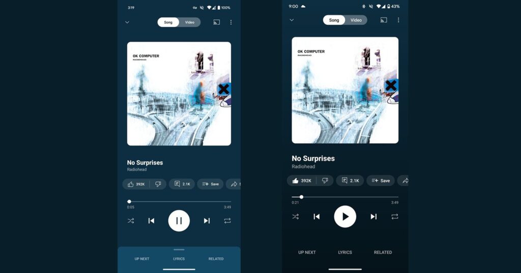 YouTube Music’in tasarımı değişiyor: Yeni arka plandan ilk görüntüler geldi 1.Resim