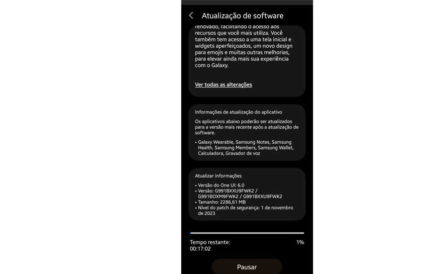 Galaxy S21, S21+ ve S21 Ultra için One UI 6 (Android 14) güncellemesi çıktı 1.Resim