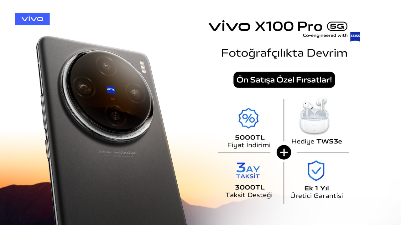 Fotoğrafçılar için kaçmaz! vivo X100 Pro Türkiye&#8217;de 5 bin TL indirimle satışa çıktı 1.Resim