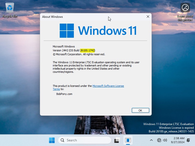 Windows 11 24H2 Değerlendirme Sürümü ISO&#8217;ları yayınlandı 1.Resim