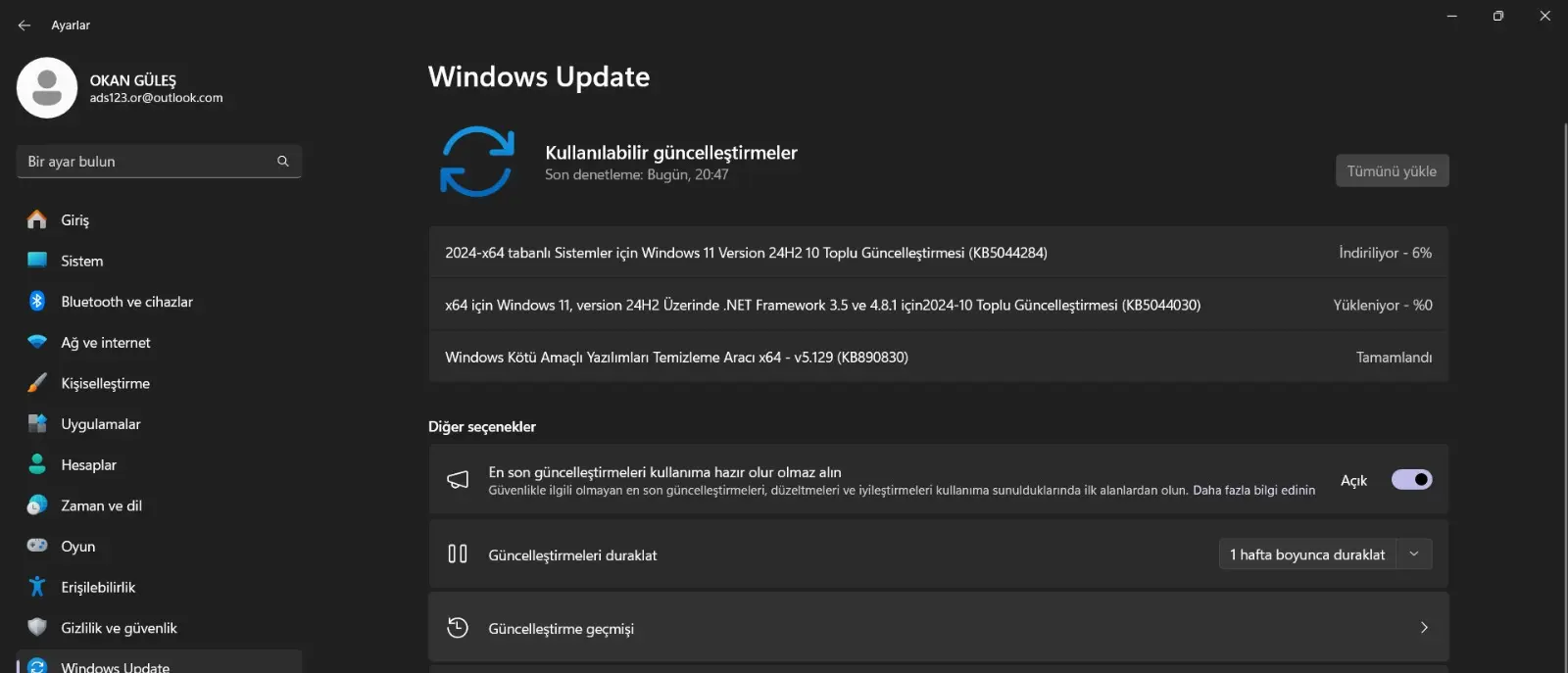 Windows 11 24H2 için yeni güncelleme: KB5044030 yayınlandı, işte değişiklikler 1.Resim