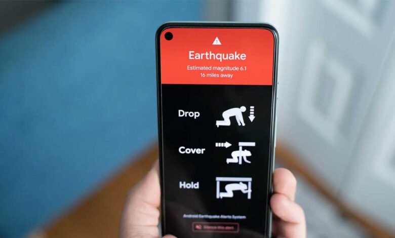 android deprem uyarı sistemi